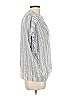 Cloth & Stone 100% Rayon Silver 3/4 Sleeve Blouse Size L - photo 4