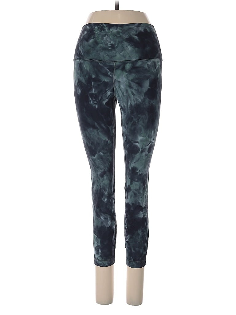 Pre-owned Lululemon Athletica Leggings In Blue