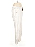 Dylan Solid Ivory Casual Pants Size 10 - photo 4