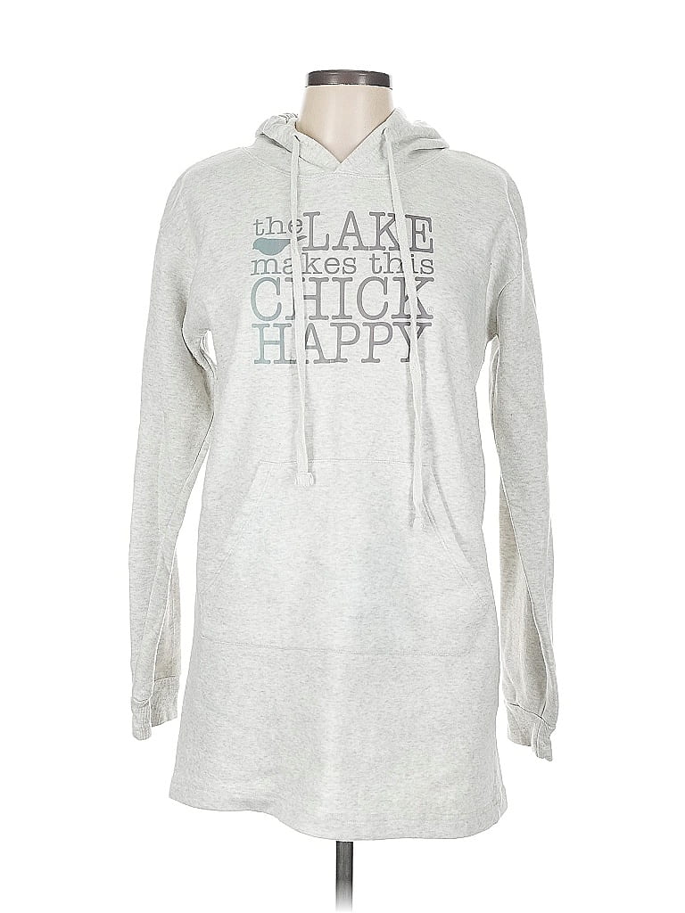 Pre-owned Assorted Brands Pullover Hoodie In Silver