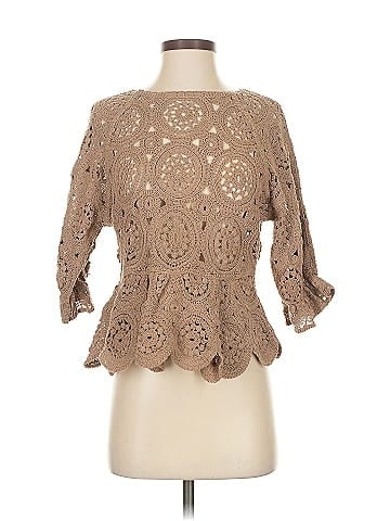 Solitaire 3/4 Sleeve Blouse (view 1)