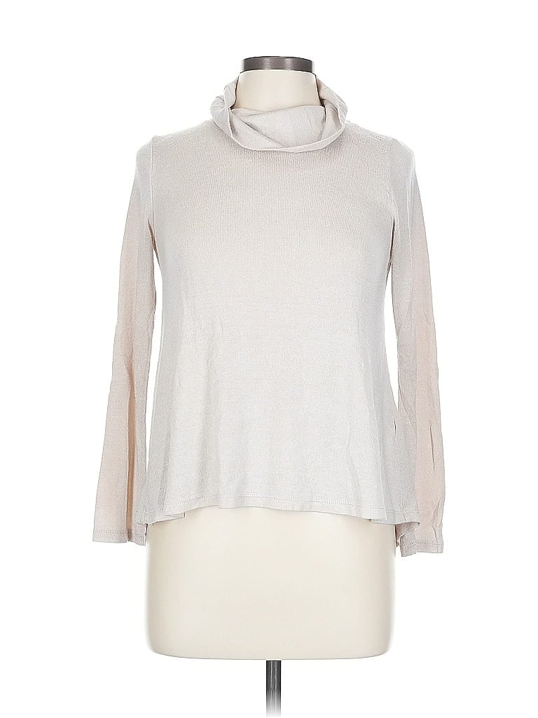 Pre-owned Copper Key Long Sleeve Turtleneck In White