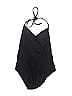 J.Crew Solid Black One Piece Swimsuit Size 4 - photo 2