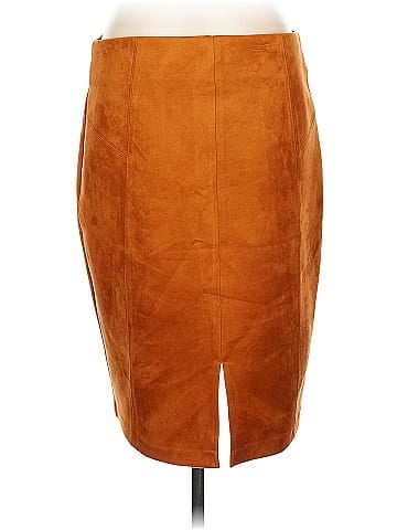 Marc New York Andrew Marc Faux Leather Skirt (view 2)