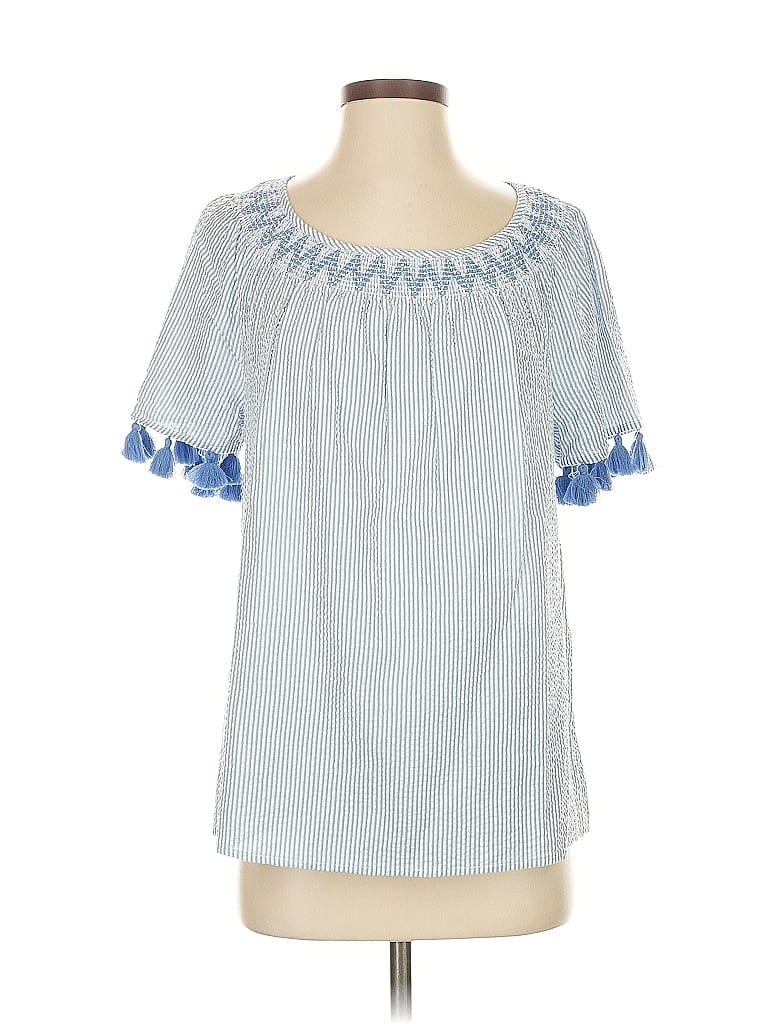 Crown & Ivy Short Sleeve T-shirt In Blue