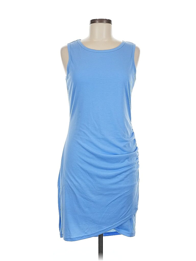 Pre-owned Btfbm Casual Dress In Blue