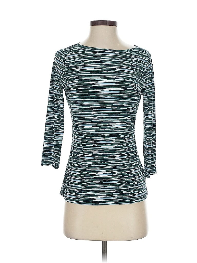 Pre-owned The Limited 3/4 Sleeve T-shirt In Blue