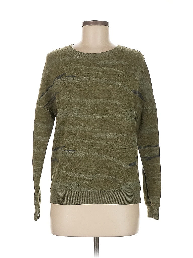 Pre-owned Zoe+liv Long Sleeve T-shirt In Green
