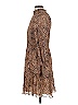 ML Monique Lhuillier 100% Viscose Animal Print Brown Cocktail Dress Size 2 - photo 4
