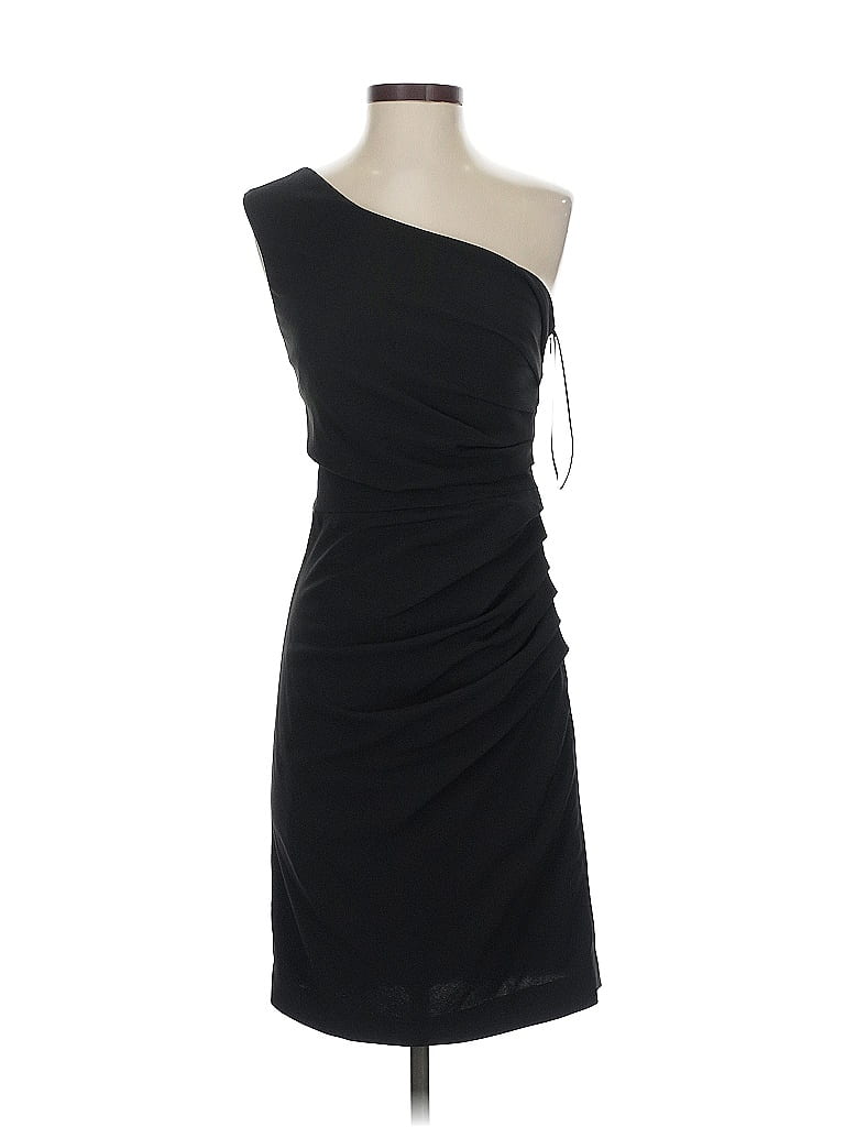 Pre-owned Dress The Population Cocktail Dress In Black