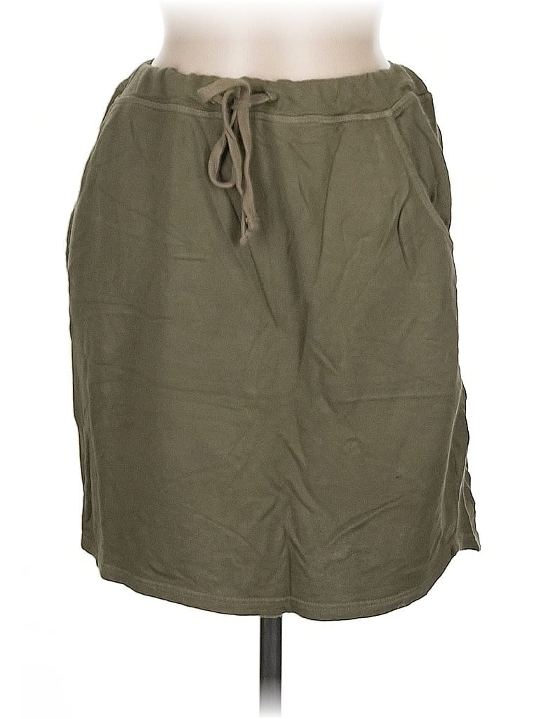 Pre-owned Sundry For Evereve Casual Skirt In Green