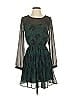 Jessica Simpson 100% Polyester Paisley Green Black Cocktail Dress Size XS - photo 1