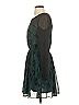 Jessica Simpson 100% Polyester Paisley Green Black Cocktail Dress Size XS - photo 5