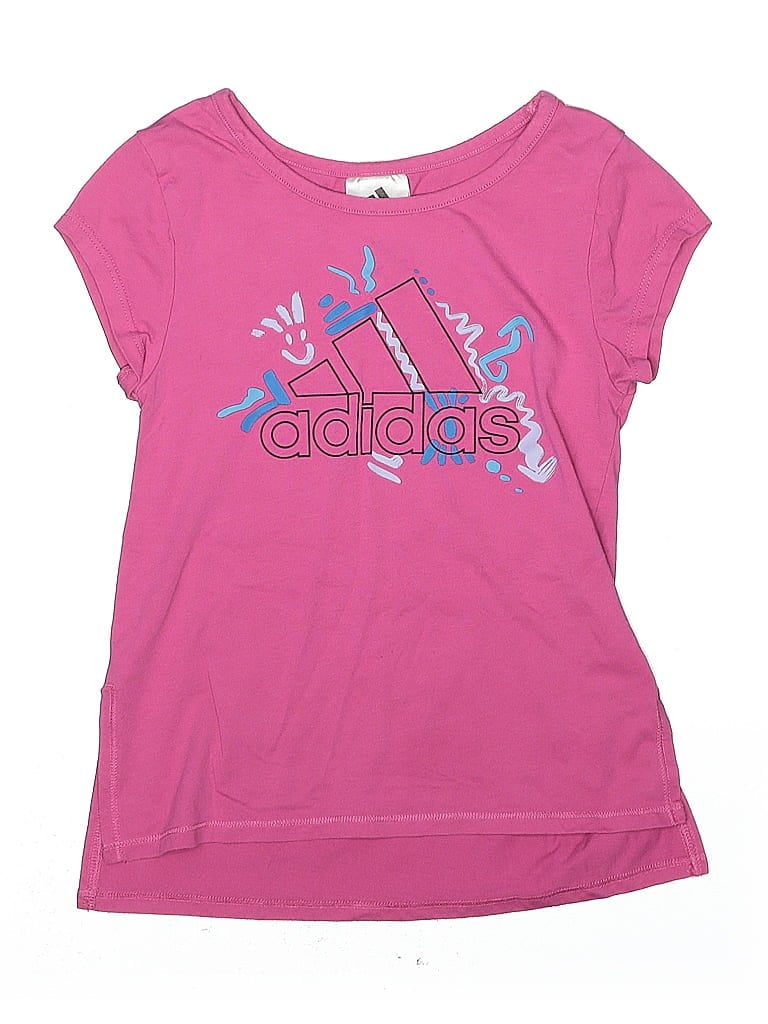Click to view more detailed imagery on our partner's website Pre-owned Adidas Originals Kids' Short Sleeve T-shirt In Pink