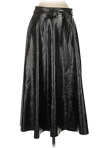 Topshop Faux Leather Skirt (view 1)