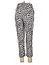 Alya Animal Print Silver Casual Pants Size L - photo 2