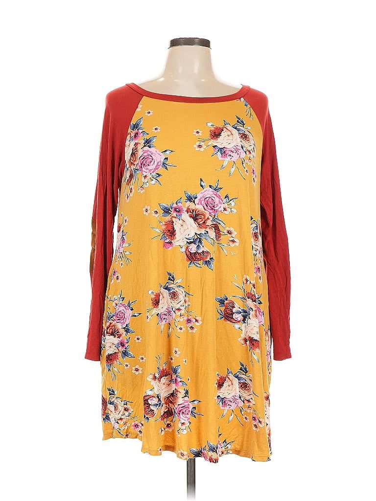 Pre-owned Mts Casual Dress In Yellow
