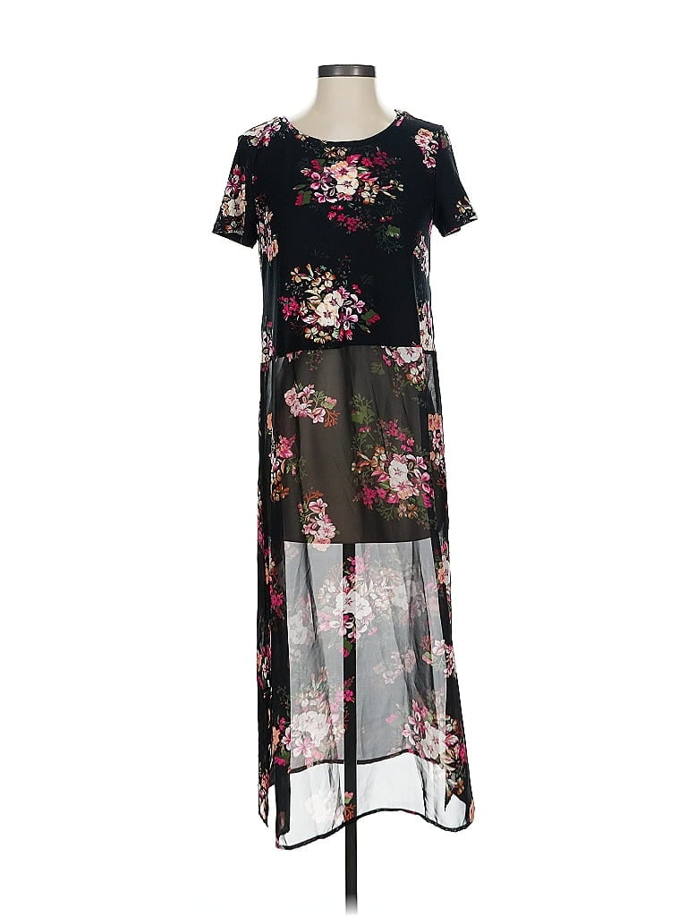 Pre-owned Sweet Rain Casual Dress In Black