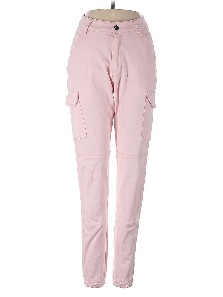 Pre-owned Fashion Nova Cargo Pants In Pink