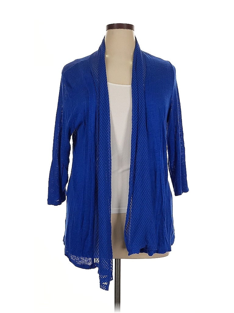 Pre-owned Cable & Gauge Kimono In Blue