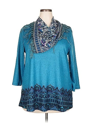 One World 3/4 Sleeve Top (view 1)