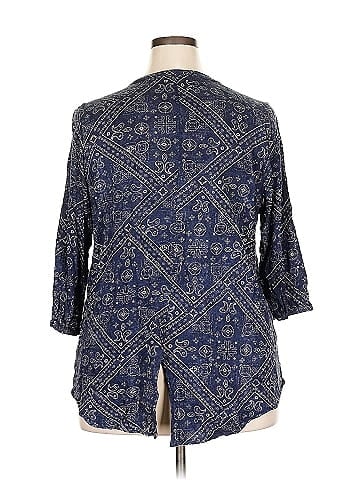 Lucky Brand 3/4 Sleeve Blouse (view 2)