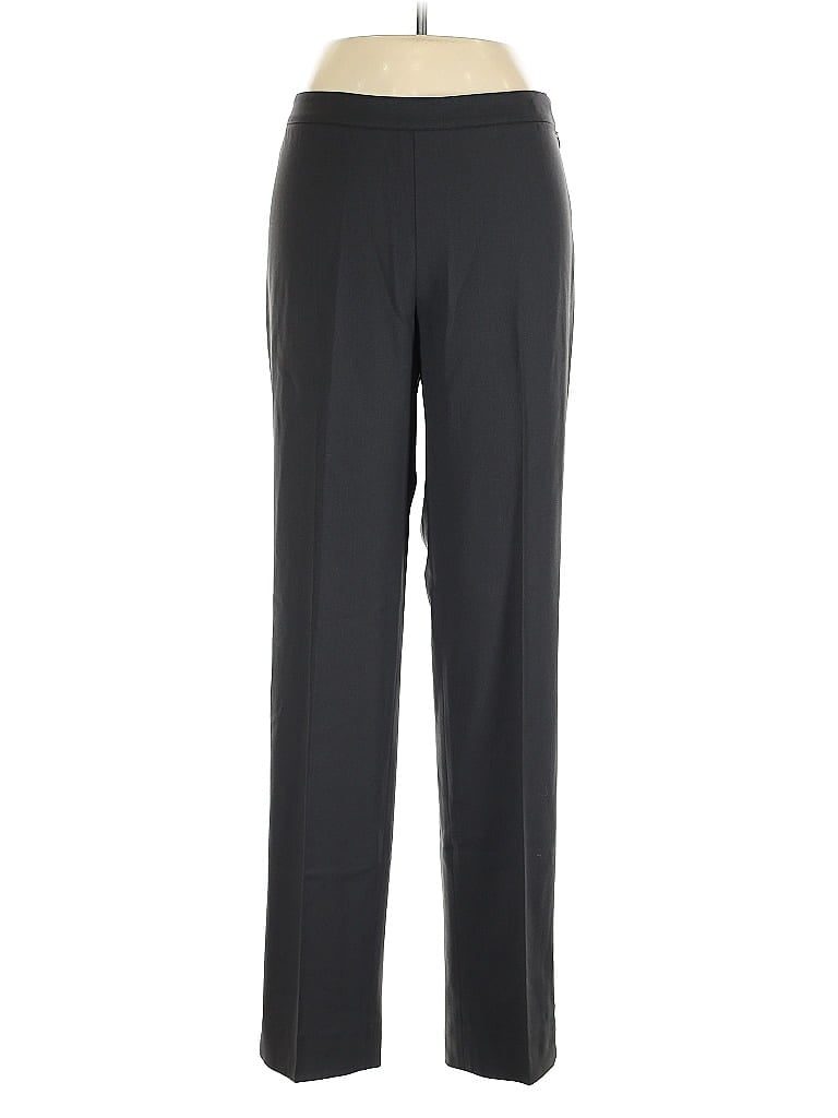 Pre-owned Lafayette 148 Wool Pants In Black