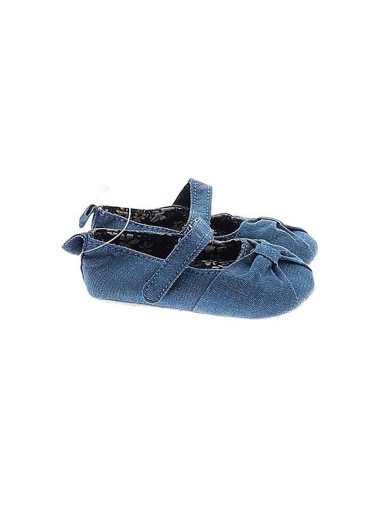 Pre-owned Carter's Babies' Flats In Blue