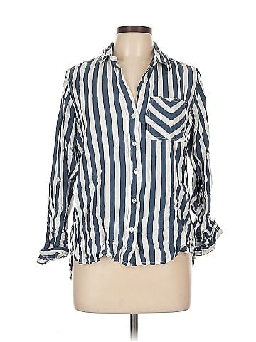 Velvet Heart 3/4 Sleeve Button-Down Shirt (view 1)
