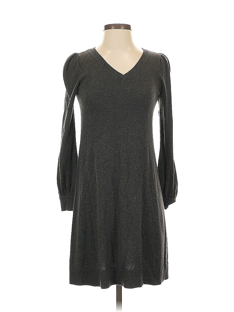 Pre-owned Ann Taylor Loft Casual Dress In Gray