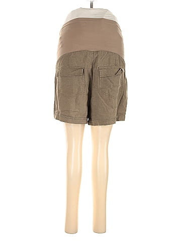 Oh Baby By Motherhood Khaki Shorts (view 2)