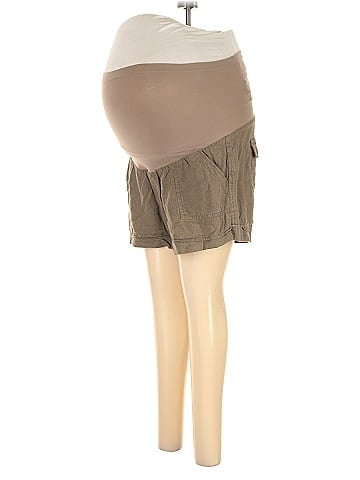 Oh Baby By Motherhood Khaki Shorts (view 1)