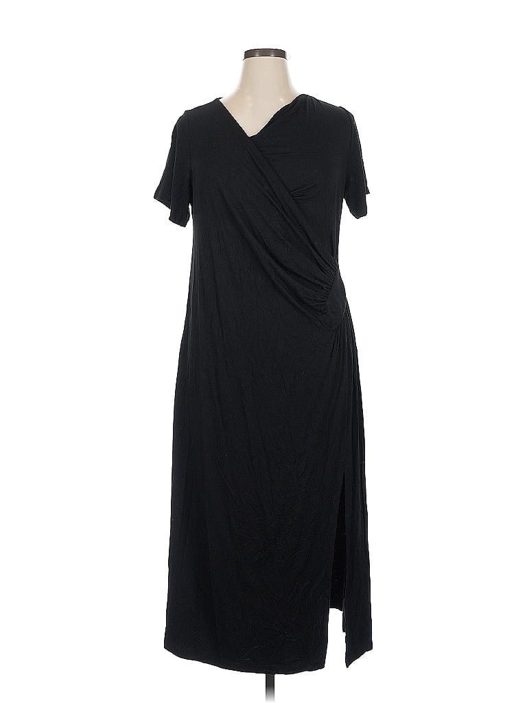 Pre-owned Karen Kane Casual Dress In Black