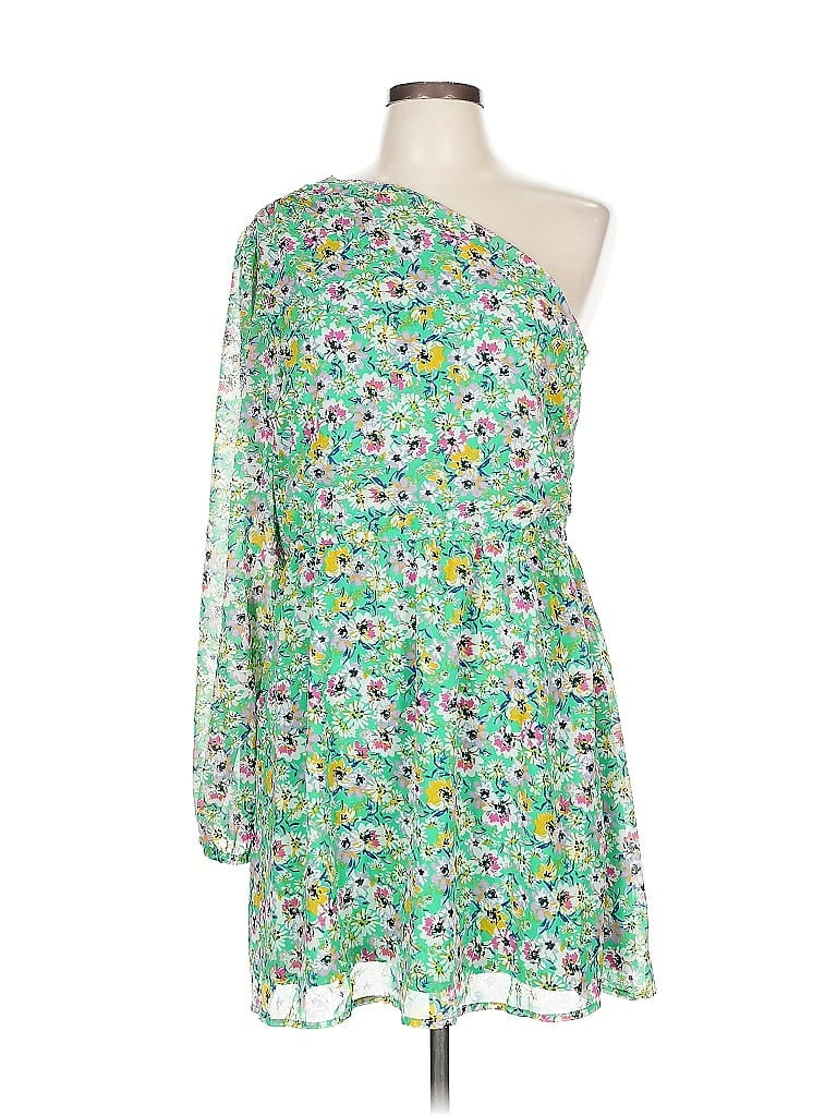 Pre-owned Divided By H&m Cocktail Dress In Green