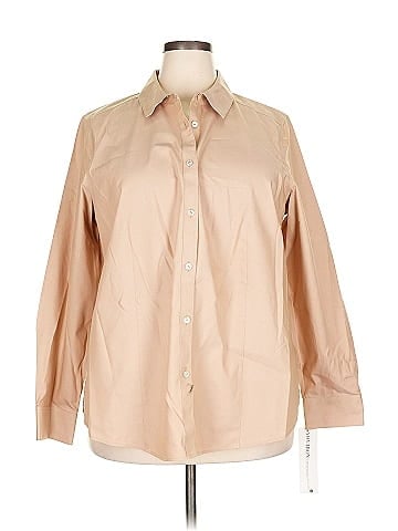 Foxcroft Long Sleeve Button-Down Shirt (view 1)