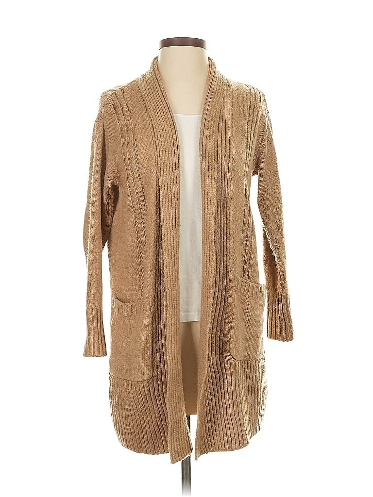 LOU & GREY FOR LOFT Pre-owned Cardigan Sweater In Brown
