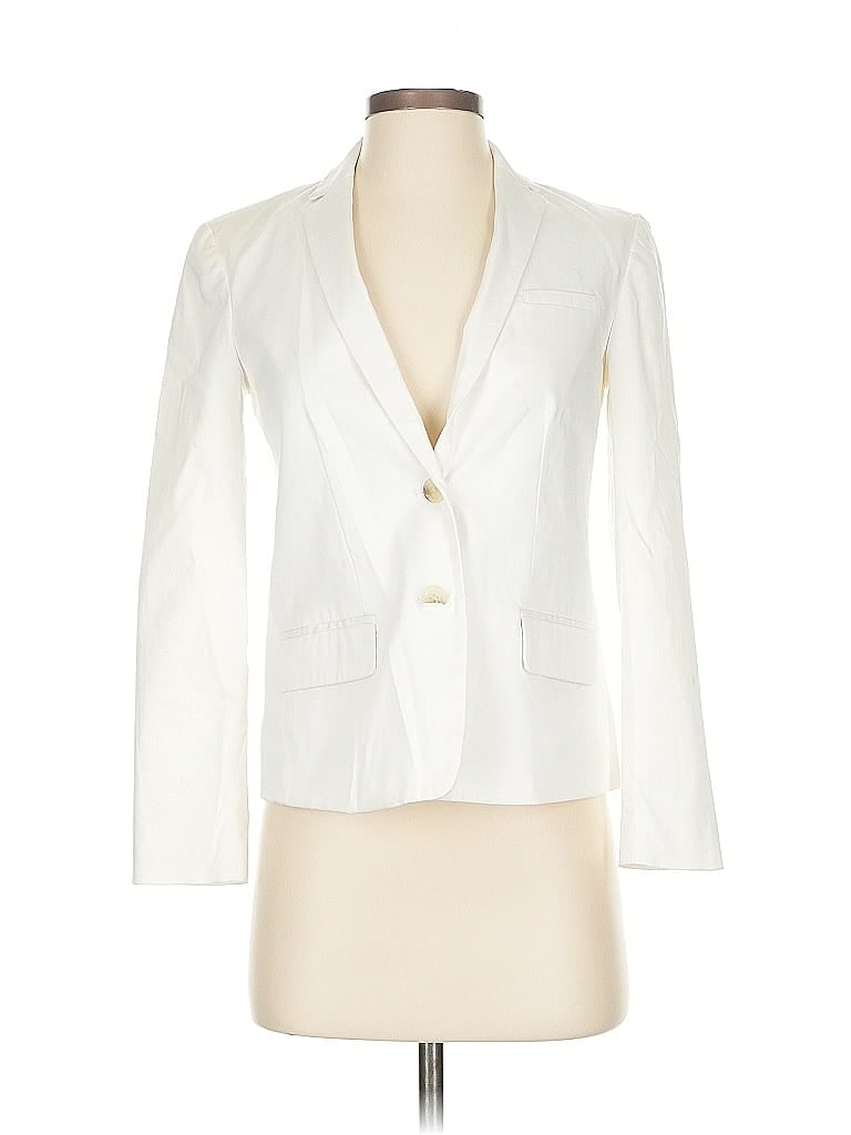 Pre-owned Banana Republic Blazer Jacket In White