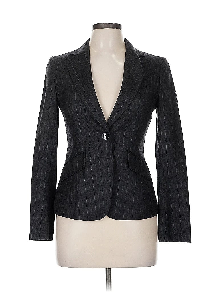 Click to view more detailed imagery on our partner's website Pre-owned Icb Wool Blazer Jacket In Gray