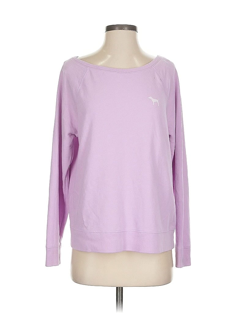 Pre-owned Victoria's Secret Pink Sweatshirt In Purple