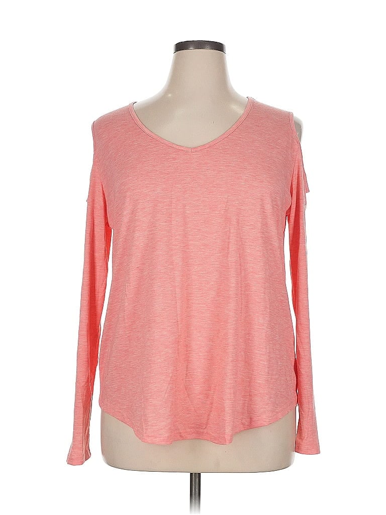 Pre-owned Unbranded 3/4 Sleeve T-shirt In Pink