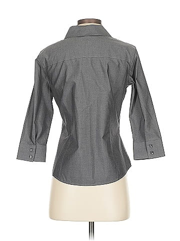 Foxcroft 3/4 Sleeve Button-Down Shirt (view 2)
