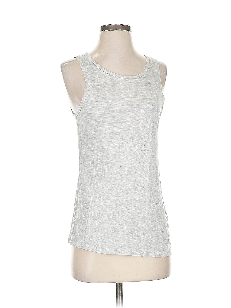 Pre-owned Banana Republic Sleeveless T-shirt In Silver