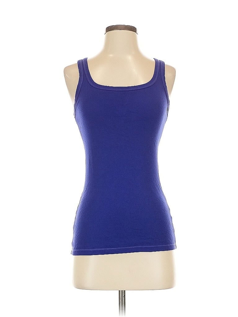 Pre-owned Splendid Tank Top Blue Strapless Neckline Tops