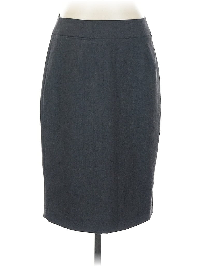 Pre-owned Calvin Klein Formal Skirt In Gray