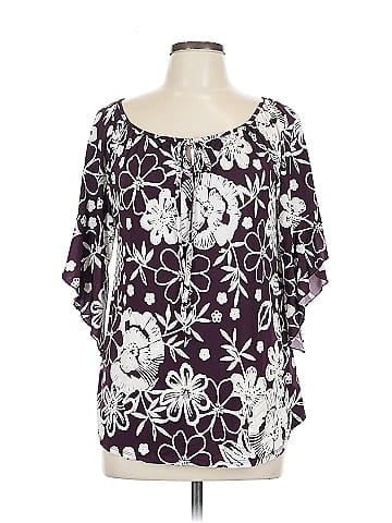 Espresso 3/4 Sleeve Blouse (view 1)