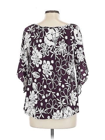 Espresso 3/4 Sleeve Blouse (view 2)
