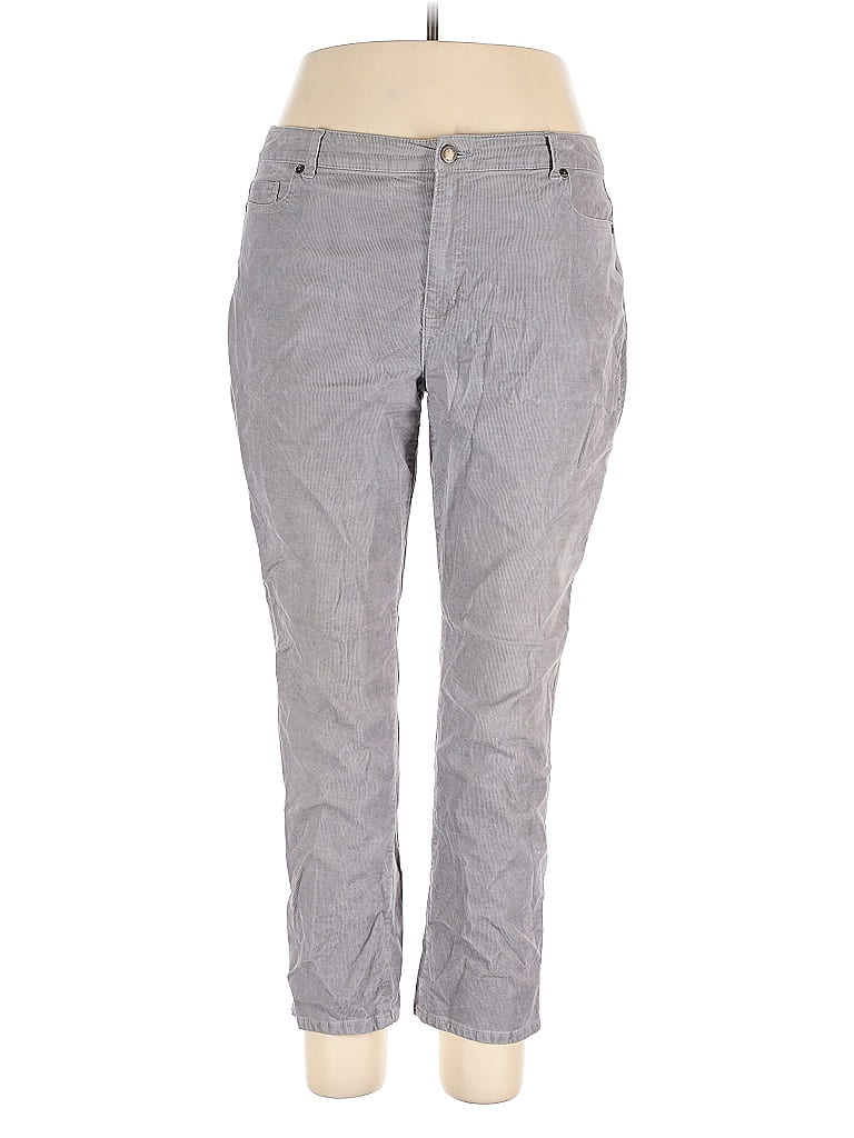 Pre-owned Coldwater Creek Casual Pants In Gray