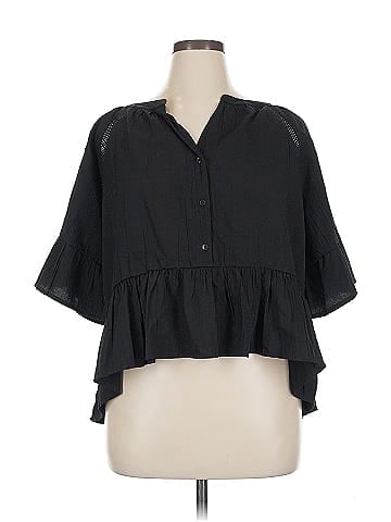 By Anthropologie Short Sleeve Blouse (view 1)