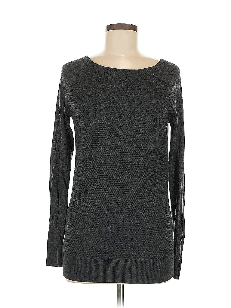 Pre-owned Ann Taylor Loft Pullover Sweater In Gray