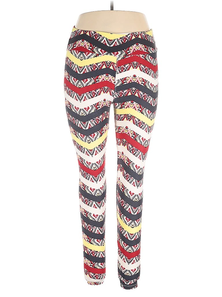 Pre-owned Lularoe Leggings In Red